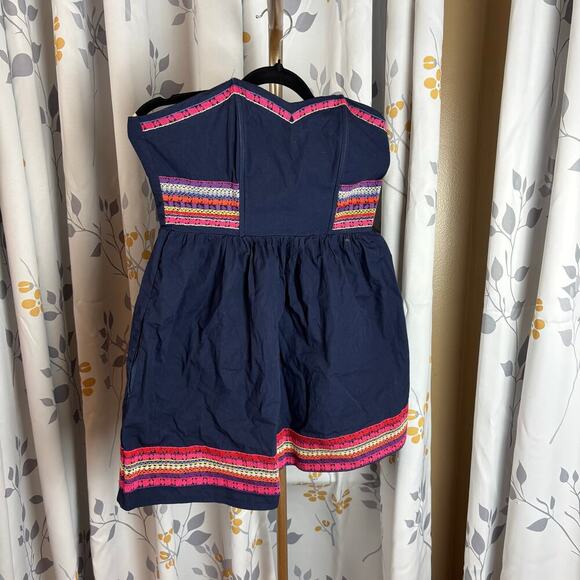 Aryeh strapless embroidered mini dress women’s sz medium - Picture 2 of 5